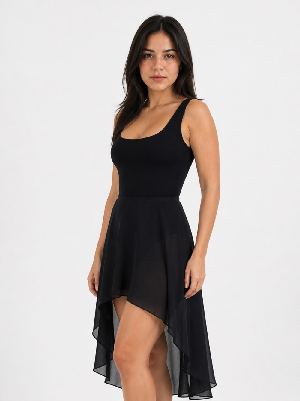 Forever 21 Black high-low skirt XS